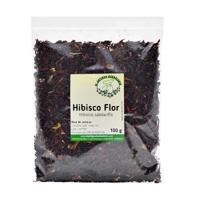 Hibisco Flor - Plantas Medicinales - El Antiguo Herbolario